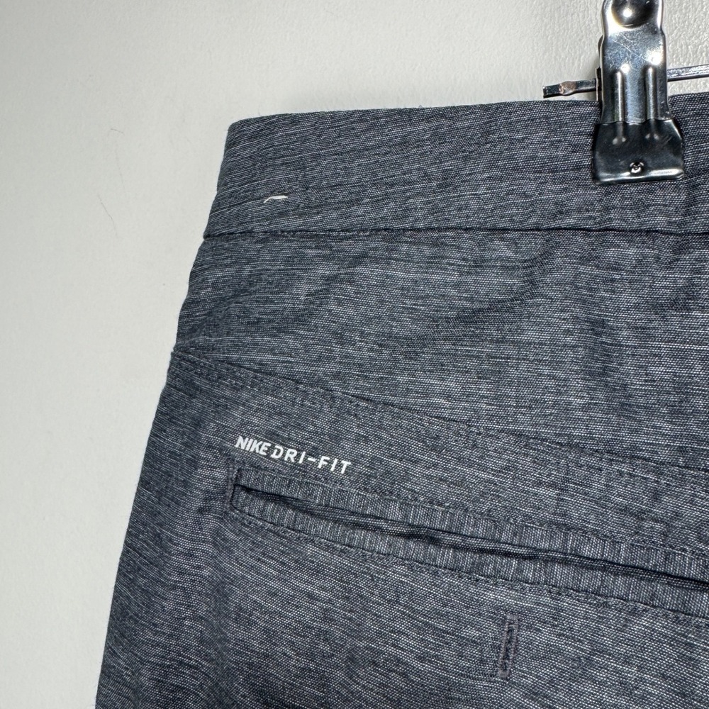 Hurley Dri-Fit Breathe Performance Shorts Sz 36 Gray Wicking Cotton Blend Hybrid - Picture 3 of 9